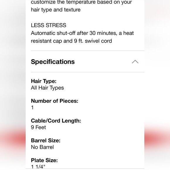 Kristen Ess 3-In-One Flat Iron Hair Straightener - 1 1/4 - Picture 7 of 9